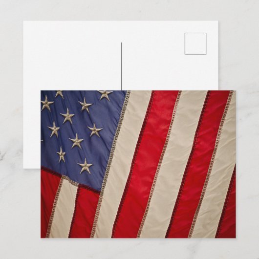 Amerika Feiertagspostkarte (Vorne/Hinten)