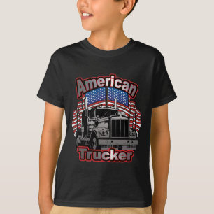 Amerika-Fernlastfahrer T-Shirt