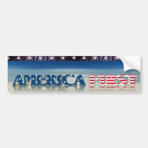 AMERIKA FIRST-2 AUTOAUFKLEBER