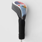AMERIKA FLAG BALD EAGFL GOLF HEADCOVER (angewinkelt)