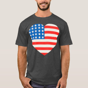 Amerika Flag Herzlichen Glückwunsch 4. Juli T-Shirt