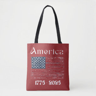 Amerika-Flagge 1776 bis 2026 USA 250-Jahr-Jubiläum Tasche