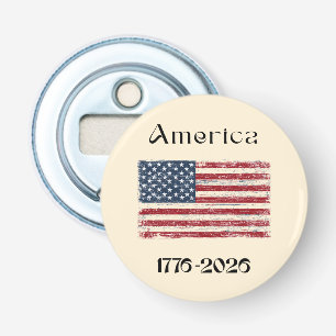 Amerika-Flagge 1776 bis 2026 USA 250. Jubiläum  Flaschenöffner