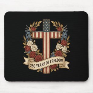 Amerika-Flagge 250-Jahr-Feier USA-Shirt 1776 2026 Mousepad