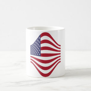 Amerika-Flagge Coffee-Tasse Kaffeetasse