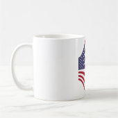 Amerika-Flagge Coffee-Tasse Kaffeetasse (Links)