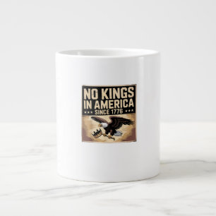 Amerika Flagge Dekor Keine Könige In Amerika Seit  Jumbo-Tasse