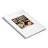 Amerika-Flagge Dekor Keine Könige in Amerika seit Notizblock (Rechte Seite)