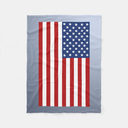 Amerika-Flagge Fleecedecke (Vorderseite)
