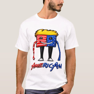 Amerika-Flagge Grafik Herrenbekleidung T-Shirt
