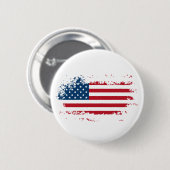 Amerika-Flagge-Knopf Button (Vorne & Hinten)