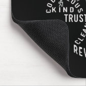 Amerika-Flagge Pfadfinder Gesetz Mousepad (Ecke)
