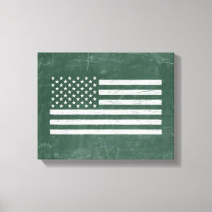 Amerika-Flagge Tafelbild Kunst (Zeichnung Nr. 1) Leinwanddruck