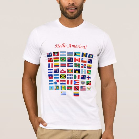 Amerika-Flaggen T-Shirt (Vorderseite)