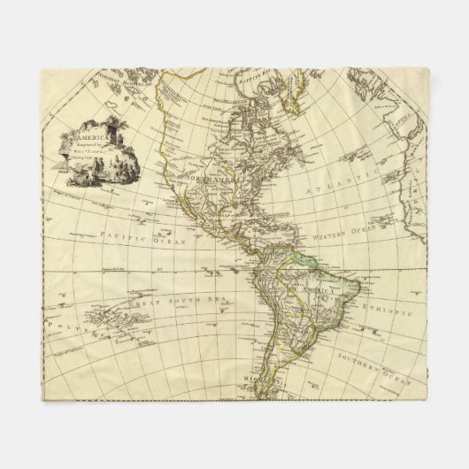 Amerika Fleecedecke (Vorderseite (Horizontal))