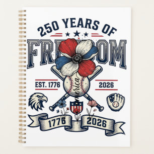 Amerika Floral Patriotisches Vintage-Vektordesign_ Planer