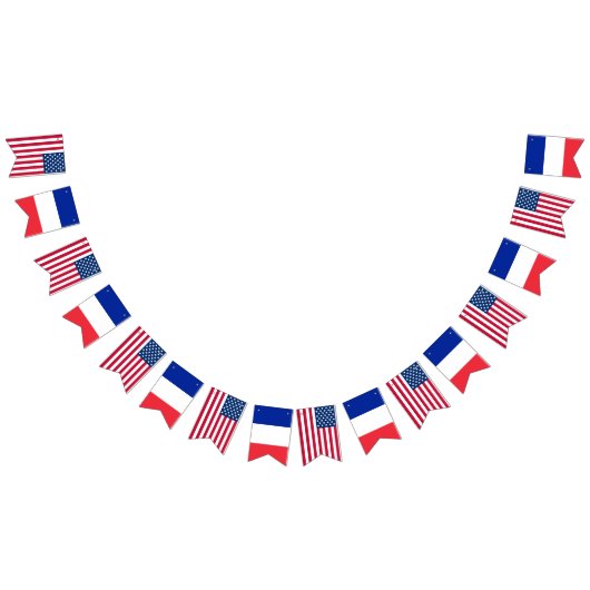 Amerika Frankreich Hochzeit Wimpelkette (Alle)