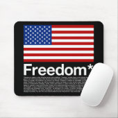 Amerika: Freiheitsbedingungen - Mousepad (Mit Mouse)