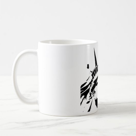 Amerika-Freiheitsstatue Kaffeetasse (Links)