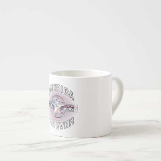 Amerika für immer espressotasse (Vorderseite Rechts)
