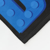 Amerika Gebäude Bricks Flag 4. Juli Mast Fleecedecke (Ecke)