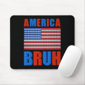 Amerika Gebäude Bricks Flag 4. Juli Mast Mousepad (Mit Mouse)