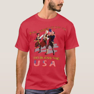 Amerika Geist von 76 Gott segne die USA T-Shirt