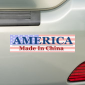 Amerika - gemacht in der China Autoaufkleber (Auf Auto)
