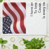 Amerika Geschirrtuch (Gefaltet)