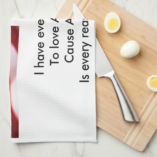 Amerika Geschirrtuch (Viertel Falte)