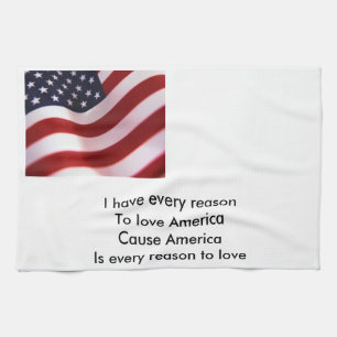 Amerika Geschirrtuch