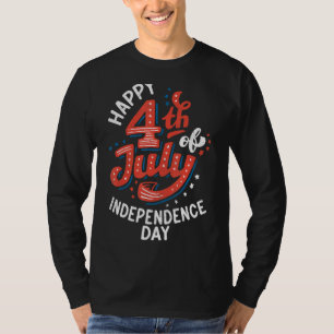 Amerika glücklich am 4. Juli der Unabhängigkeit la T-Shirt