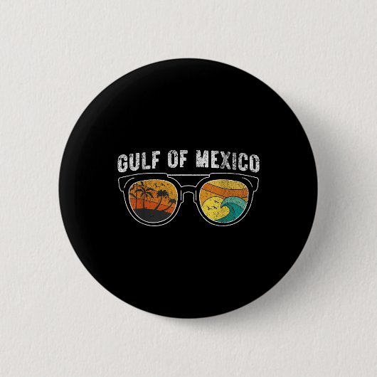 Amerika Golf Mexiko - Golf von Amerika 2025 Ret. Button (Vorderseite)