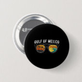 Amerika Golf Mexiko - Golf von Amerika 2025 Ret. Button (Vorne & Hinten)