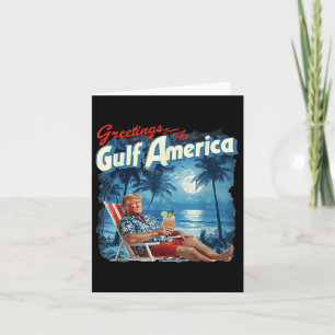 Amerika Golf Trump 2024 Retro Beach USA Karte