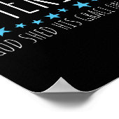 Amerika, Gott hat dir seine Gnade geschenkt Poster (Ecke)