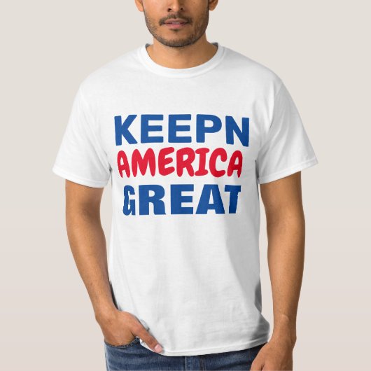 Amerika groß halten T-Shirt (Vorderseite)