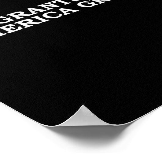 Amerika groß machen poster (Ecke)