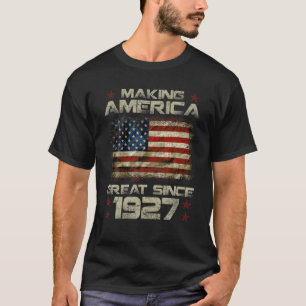 Amerika groß machen seit 1927 Vintage-Geschenke 95 T-Shirt