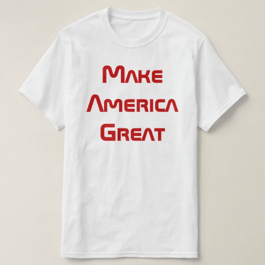 Amerika groß machen T-Shirt (Design vorne)