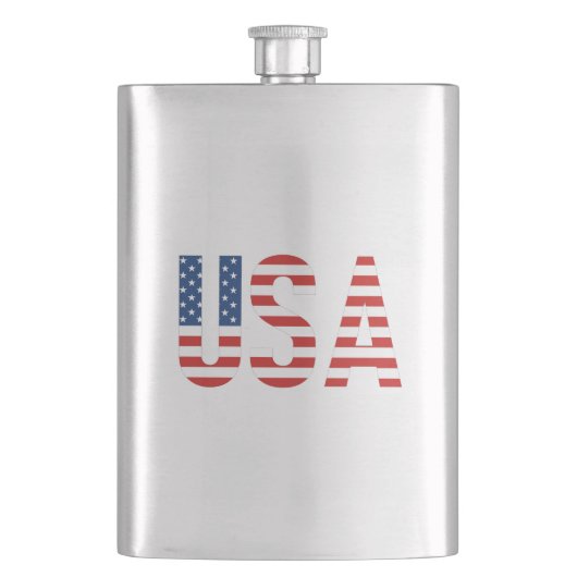 Amerika großartig, USA Flachmann (Vorderseite)
