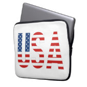 Amerika großartig, USA Laptopschutzhülle (Vorderseite Links)
