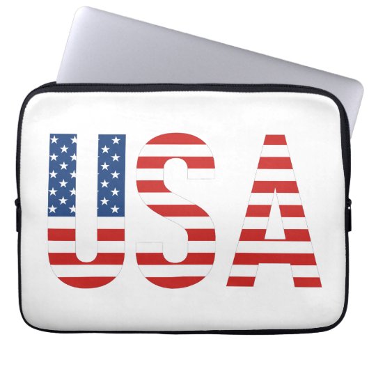 Amerika großartig, USA Laptopschutzhülle (Vorderseite)