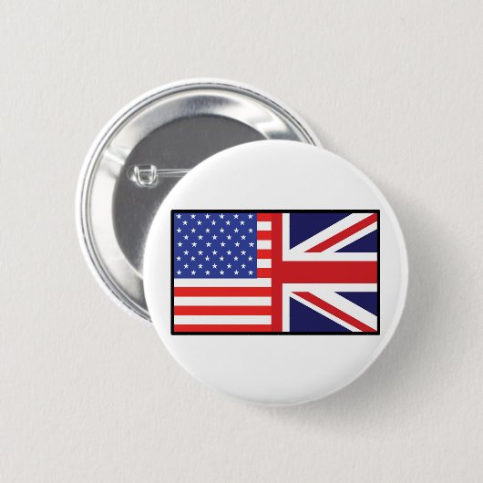Amerika Großbritannien Button (Vorne & Hinten)