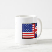 Amerika Großbritannien Kaffeetasse (VorderseiteRechts)