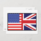 Amerika Großbritannien Postkarte (Vorne/Hinten)