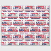 Amerika größer als je zuvor machen - Trump 2020 Geschenkpapier (Flach)