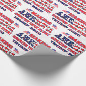 Amerika größer als je zuvor machen - Trump 2020 Geschenkpapier (Ecke)