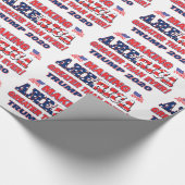 Amerika größer machen als je zuvor Trump 2020 Geschenkpapier (Ecke)