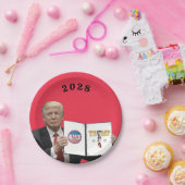 Amerika Großer Trump 45 47 2024 Pappteller (Party)